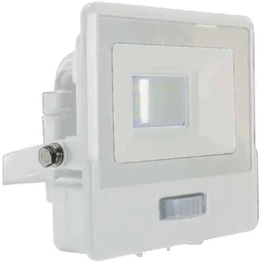 "VT-118S LED Floodlight with Sensor - 10 W - 735 Lm - 6500K - White image"