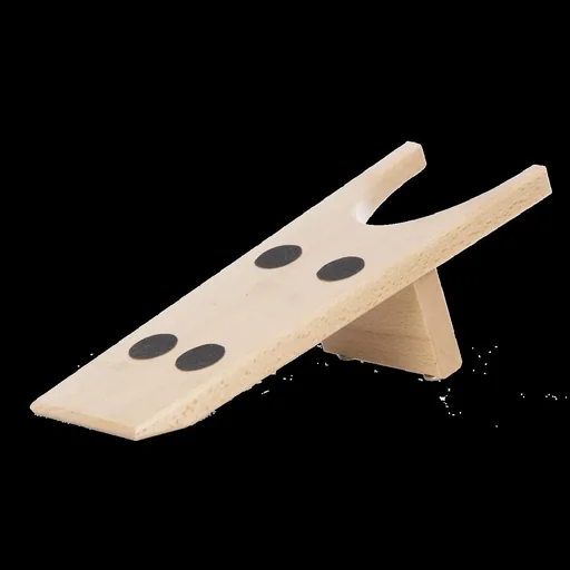 "Wooden boot jack image"