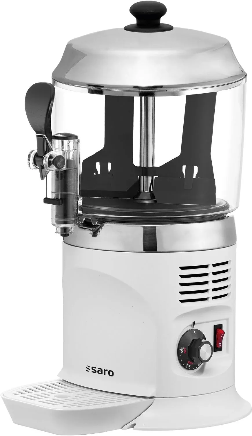 "Cacaodispenser, hot chocolate dispenser Saro - model Nina, wit image"