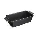 Meatloaf pan "Profi", with fat collection function, black, 25 x 14.5 x 7.5 cm