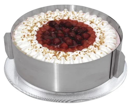 "Variable cake ring with scale, from 16-30 cm image"