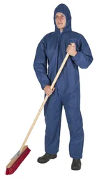 Wegwerpoverall blauw, maat XXL