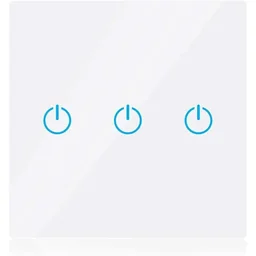 Smarthome VT-5005 Inbouw WiFi Touch Schakelaar - 3 knoppen - wit - Werkt met Amazon Alexa en Google Home