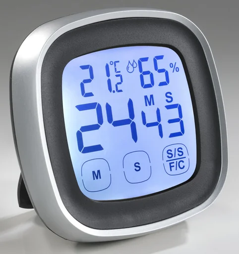 "Timer with thermometer and hygrometer image"