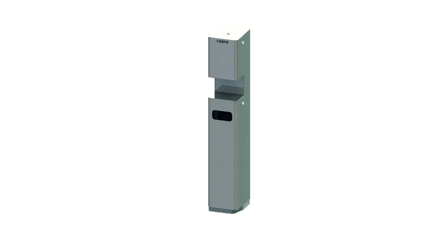 "Saro Automatische staande dispenser voor desinfectie, desinfectie dispenser - Model mobiel image"