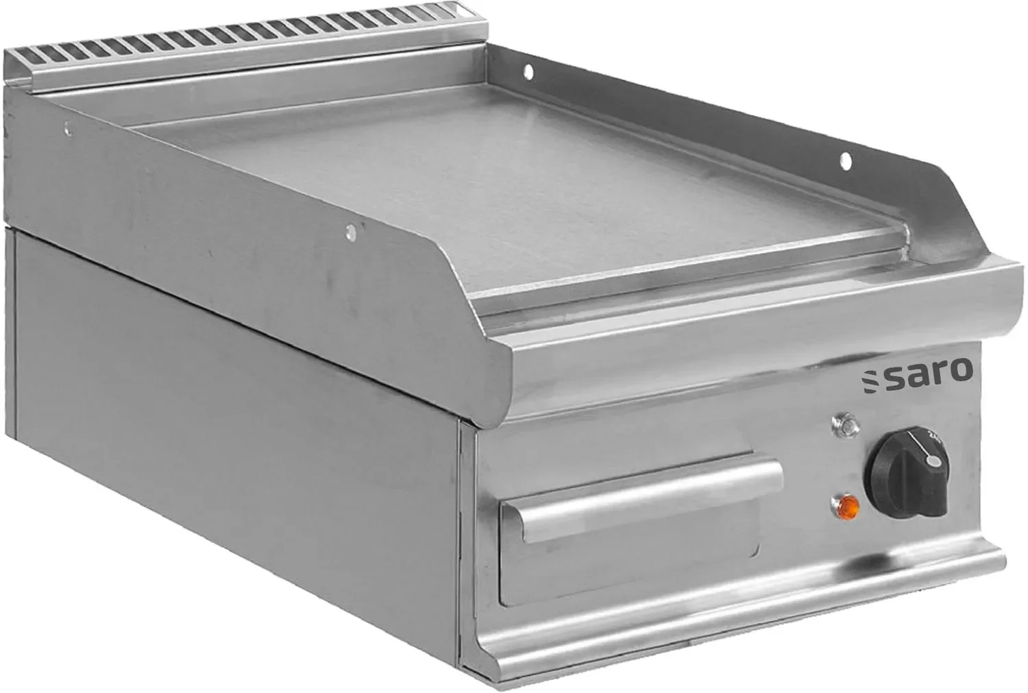 "Saro Elektrische grillplaat, bakplaat - Model E7/KTE1BBL, Professioneel, roestvrij staal image"
