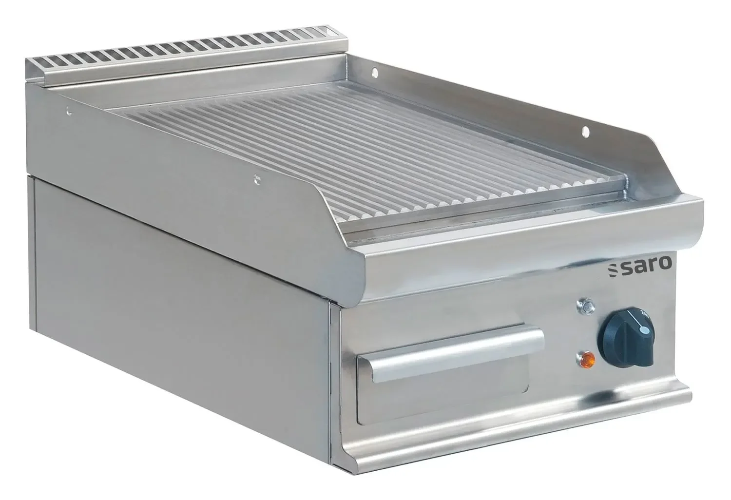 Saro Elektrische grillplaat, bakplaat - Model E7/KTE1BBR, Professioneel, roestvrij staal