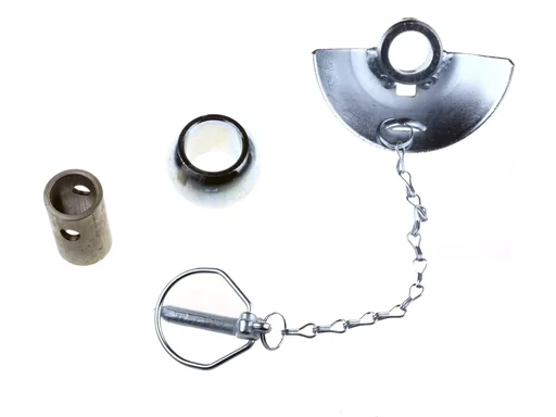 "Lower link set Cat.2-1, consisting of catch tray without ball Cat.2, UL ball Cat.2, Red bushing Cat.2-1 image"