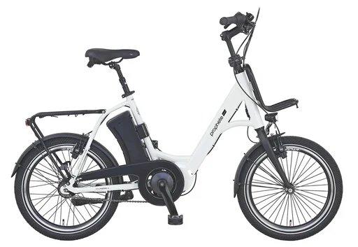 "Unisex E-Bike City, 20 inches, frame size 46 cm, 7-speed hub gear, white-chalk, URBANICER 22.ETU.10 image"