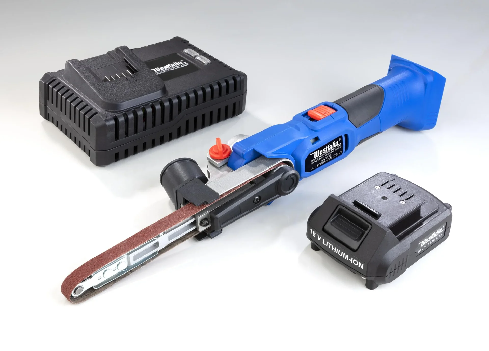 "Accu-bandvijl WABF18 18V Li-Ion set met accu en lader image"