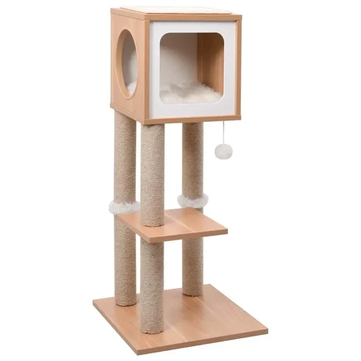 "Cat scratching post with sisal scratching mat 9 image"