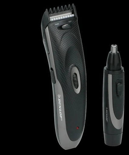 "Cordless hair trimmer and nose/ear hair trimmer 2-in-1 image"