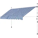 Clamp awning blue/white 350cm