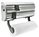 Kitchen dispenser, satin stainless steel