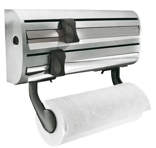 "Kitchen dispenser, satin stainless steel image"