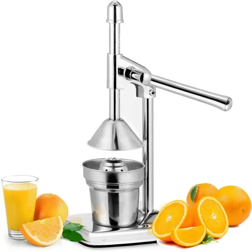 "stainless steel citrus press image"