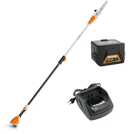 "Cordless pole pruner HTA 50 set including AK 20 battery and AL 101 standard charger image"