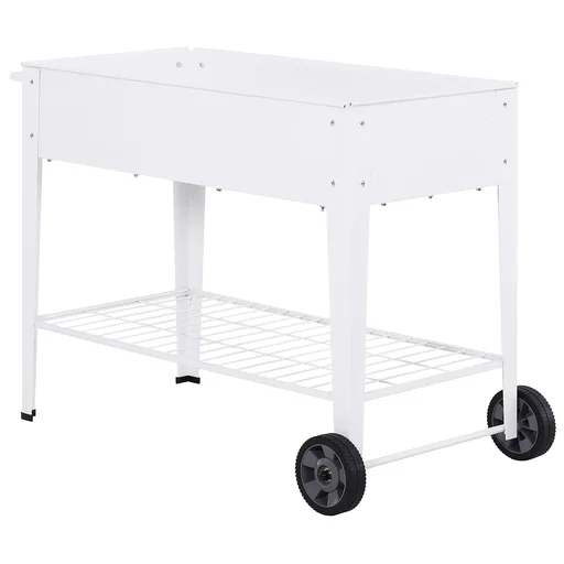 "Mobile plant trolley with storage space image"