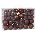 Christmas balls - Christmas tree decorations - bronze 100 pieces.
