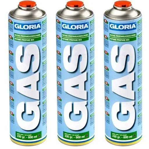 "Special packaging for 5 gas cylinders with threaded connection image"