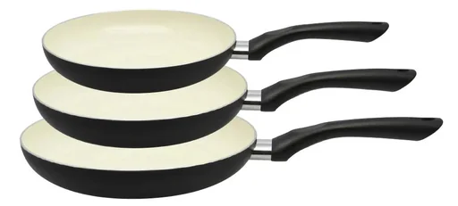 "Frying pan set, 3-piece, 20/24/28 cm - ceramic pans image"