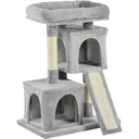Scratching post with cozy caves