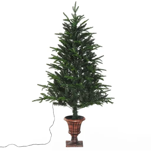 "Christmas tree 150cm fir tree 100 LEDs 668 tips image"