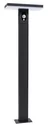 Solar LED Stand ARIANE with sensor black, 3.3 watts, 210 lm, warm white