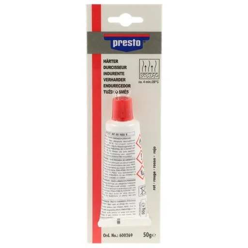 "Hardener for presto putty, color red, 50 g image"