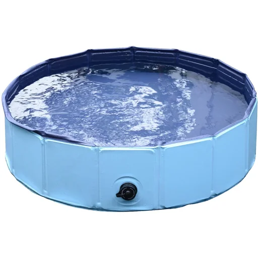 "Dog bath tub dog pool 120 x 30 cm blue image"