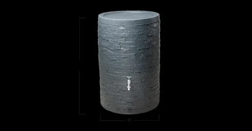 "Rain storage tank "Muro", grey, 260 liters image"