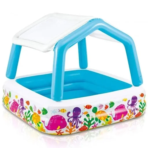 "Inflatable pool with sunroof image"