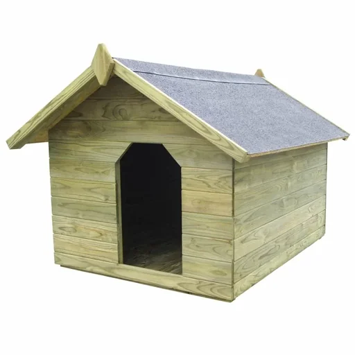 "Dog house with folding roof imp image"