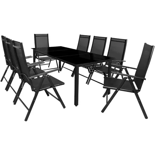 "9-piece garden set anthracite image"
