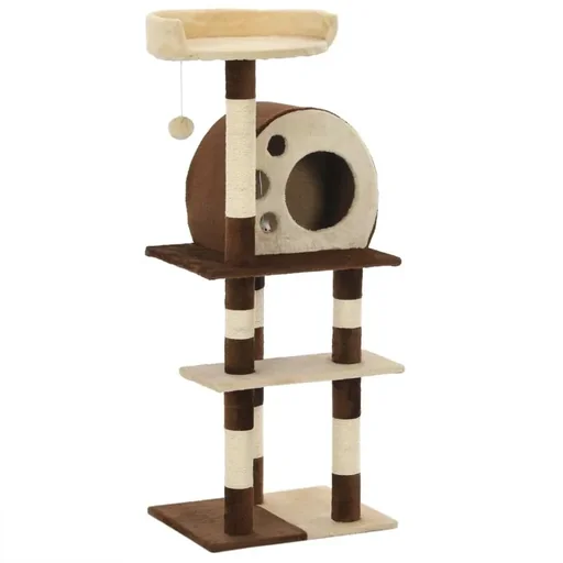 "Cat scratching post with sisal scratchers image"