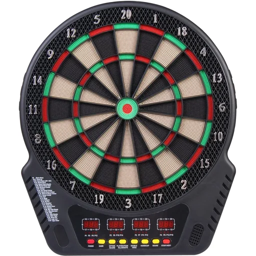 "Electronic dartboard for up to 16 players image"