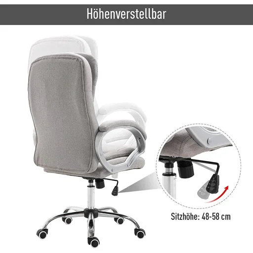 "Office chair with high backrest image"