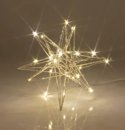 "3D star with 25 micro LEDs image"
