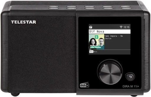 "Multifunctional radio DIRA M11i+ FM, DAB+, Internet, alarm clock and USB recording, Bluetooth image"