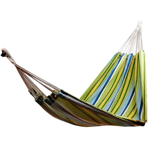 "Hammock 210x145cm multi-person 210kg green-yellow-blue image"