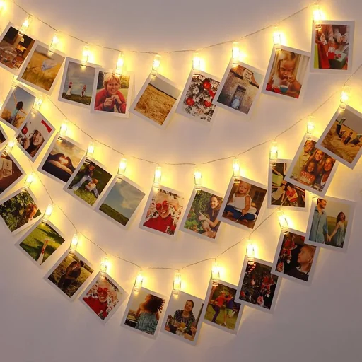 "String of lights for picture 5.2m with 42 clips and remote control image"