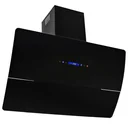 Wall hood 756 m³/h 90 cm stainless steel black