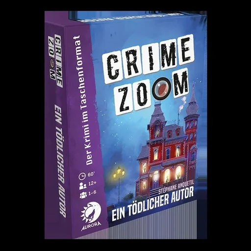 "Crime Zoom - A Deadly Author - Pocket-sized crime game image"