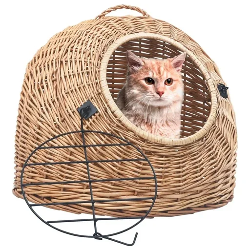 "Cat transport cart 60x45x45 cm natural image"