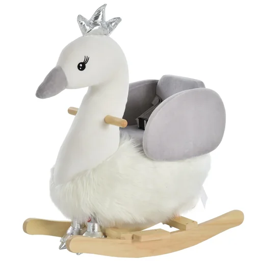 "Rocking animal as a swan image"