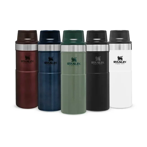 "Classic Trigger-Action Travel Mug 0.473 l, 18/8 steel, vacuum insulation, Hammertone Green image"