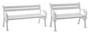 Country house bench Linderhof 2-seater