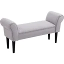 Bedroom bench, grey