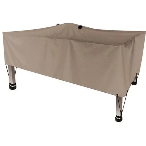 "Protective cover for table - 165 x 105 x 60 cm - Beige image"
