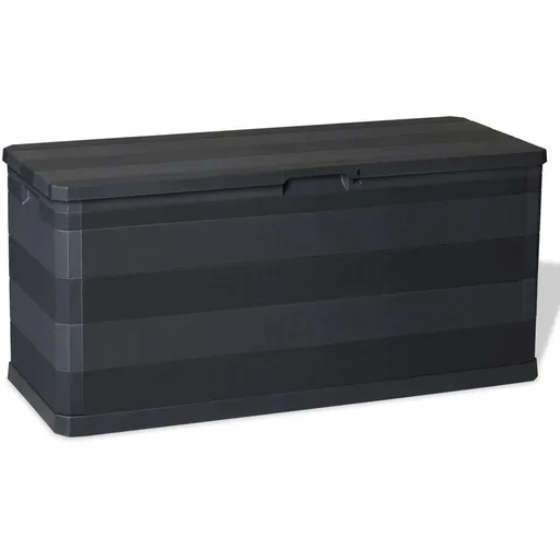 "Garden box 117x45x56 cm black image"
